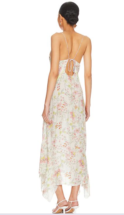 free people there she goes maxi dress NWT Free People There She Goes Floral Maxi Slip Dress Black Combo Size  Small