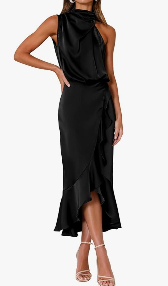 midnight blue formal dress Elegant Straps Sheath Long Prom Dresses Satin Midnight B Color:Golden Full-Priced Items(New cx) Black Bethan dress from