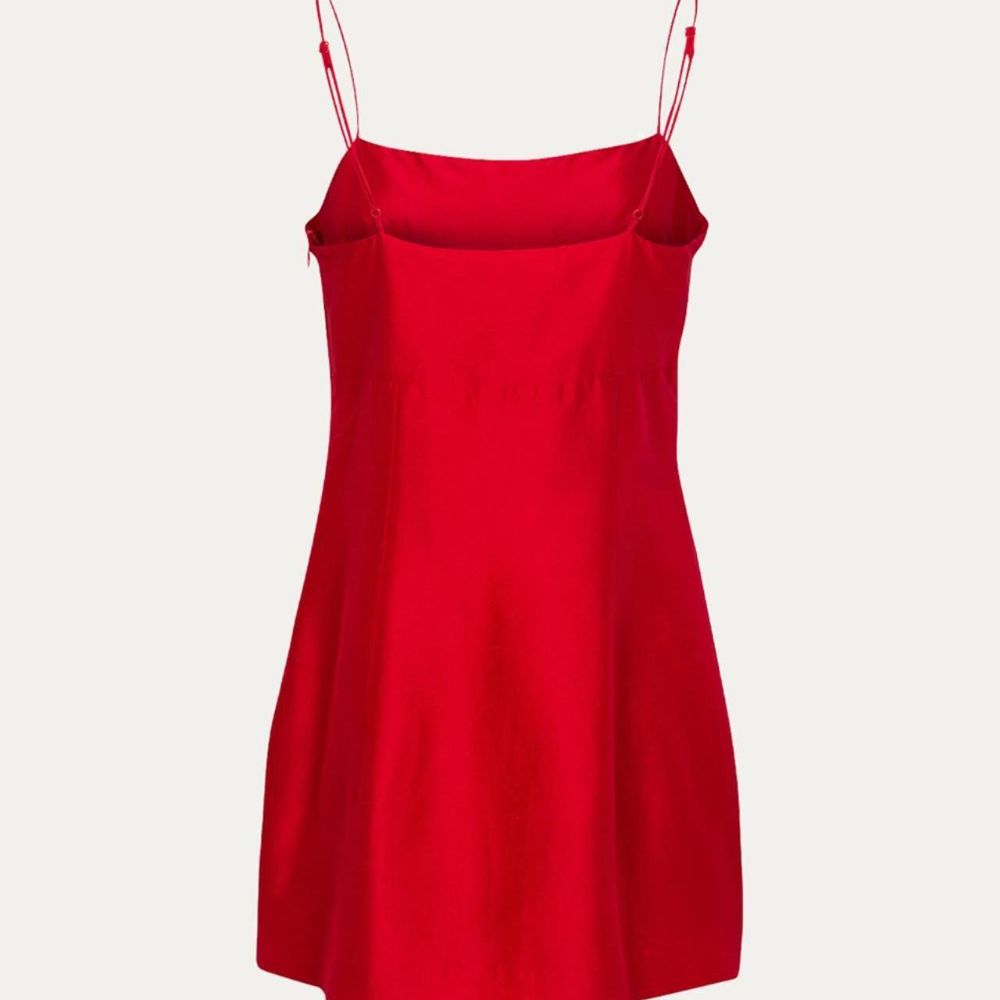 silence noise audrey red a line mini slip dress Ruby Slipper Dress Red / 0 / Cynthia Rowley