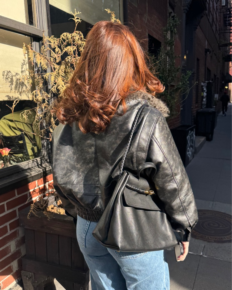 Charlotte Simone Frankie Leather Coat SM Pickle