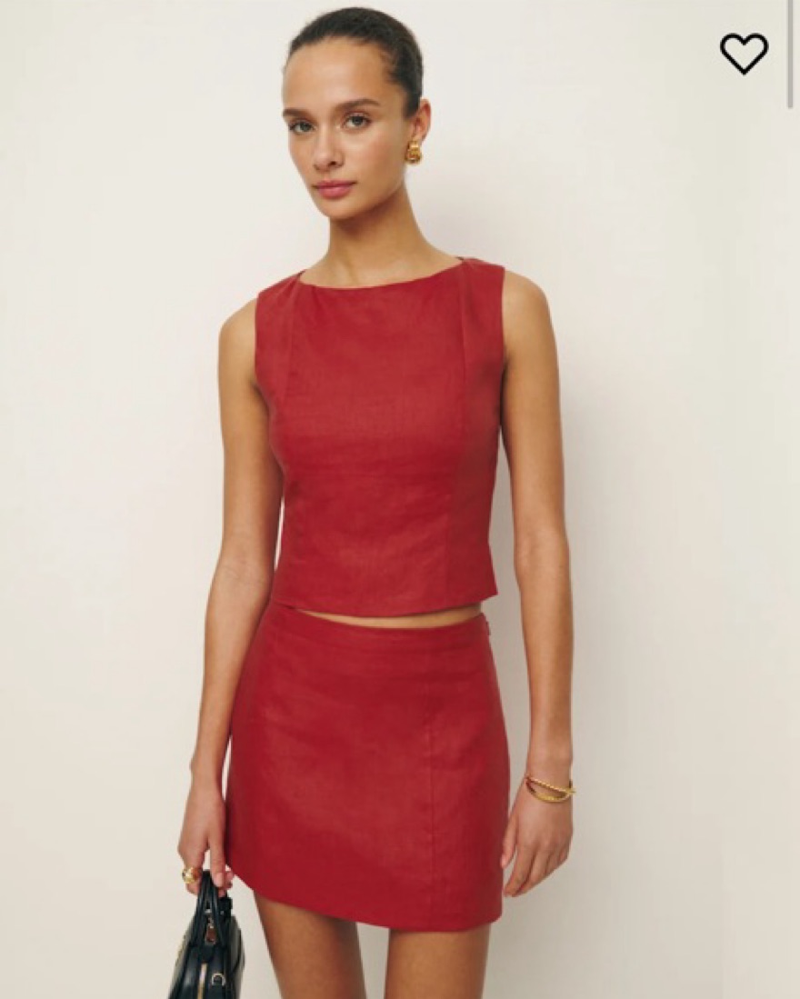 Grace Linen Two Piece Pickle