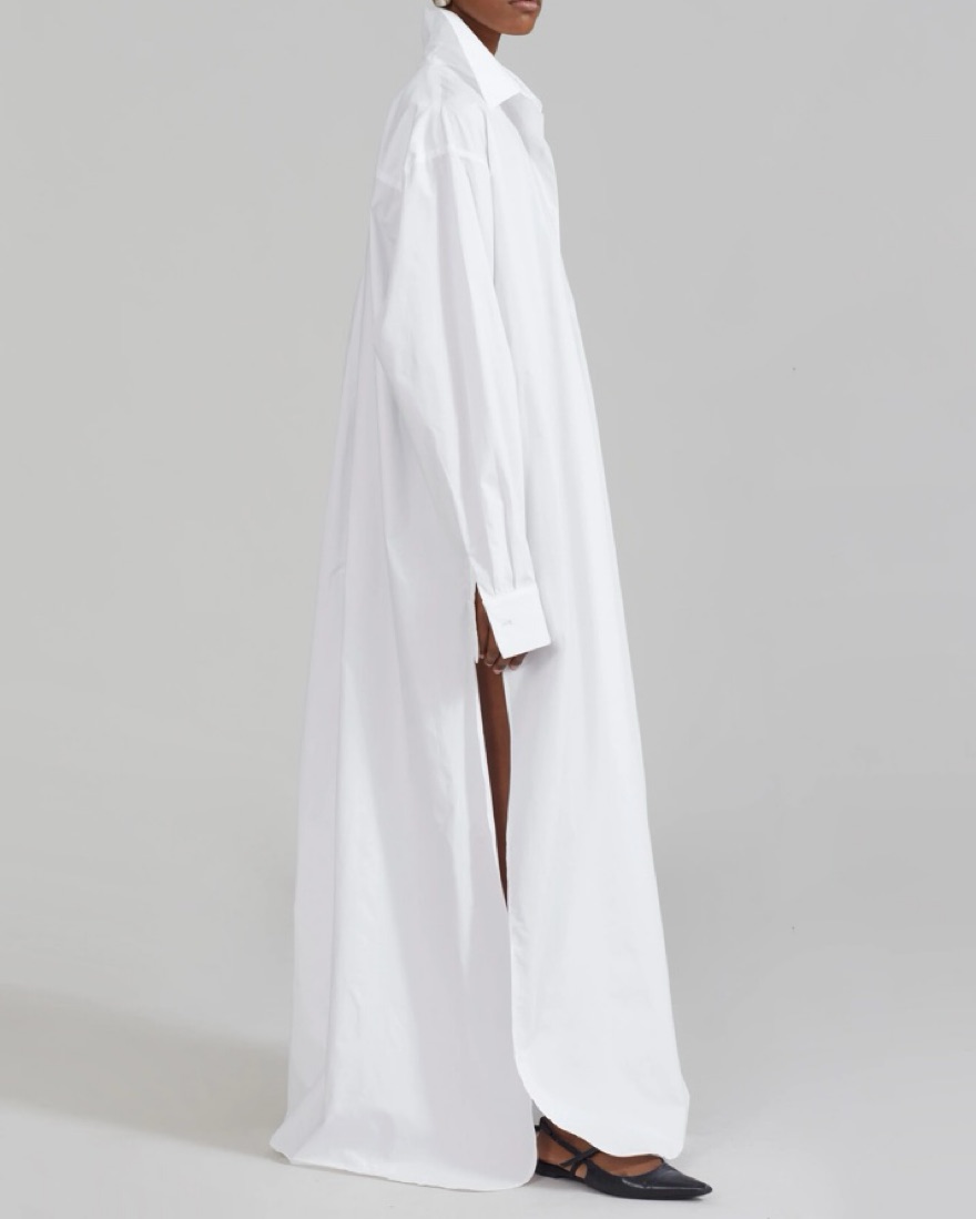 The Frankie Shop Avery White Shirt Dress | Pickle 