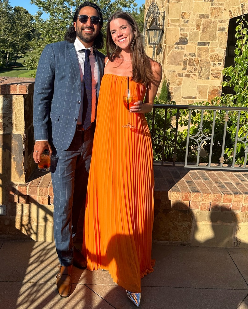 BCBG Orange Dress Pickle