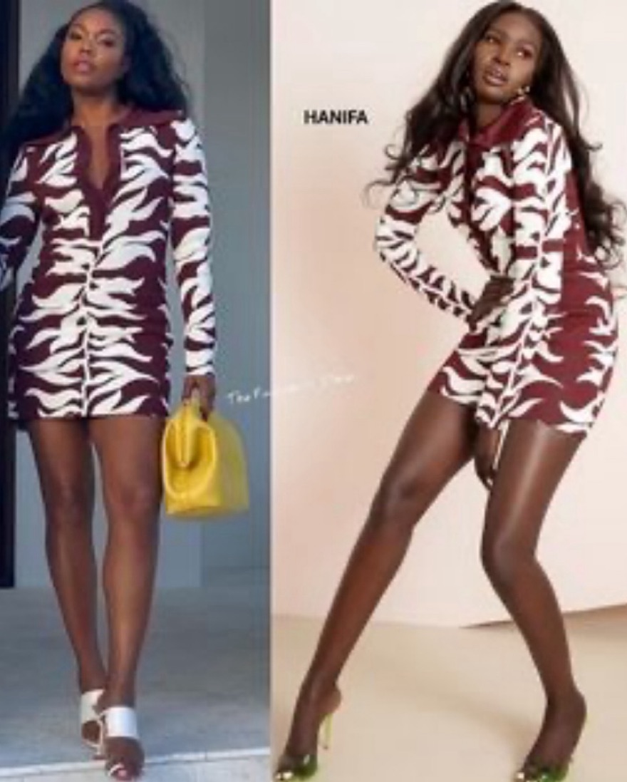 Hanifa Soraya Mini Dress Pickle