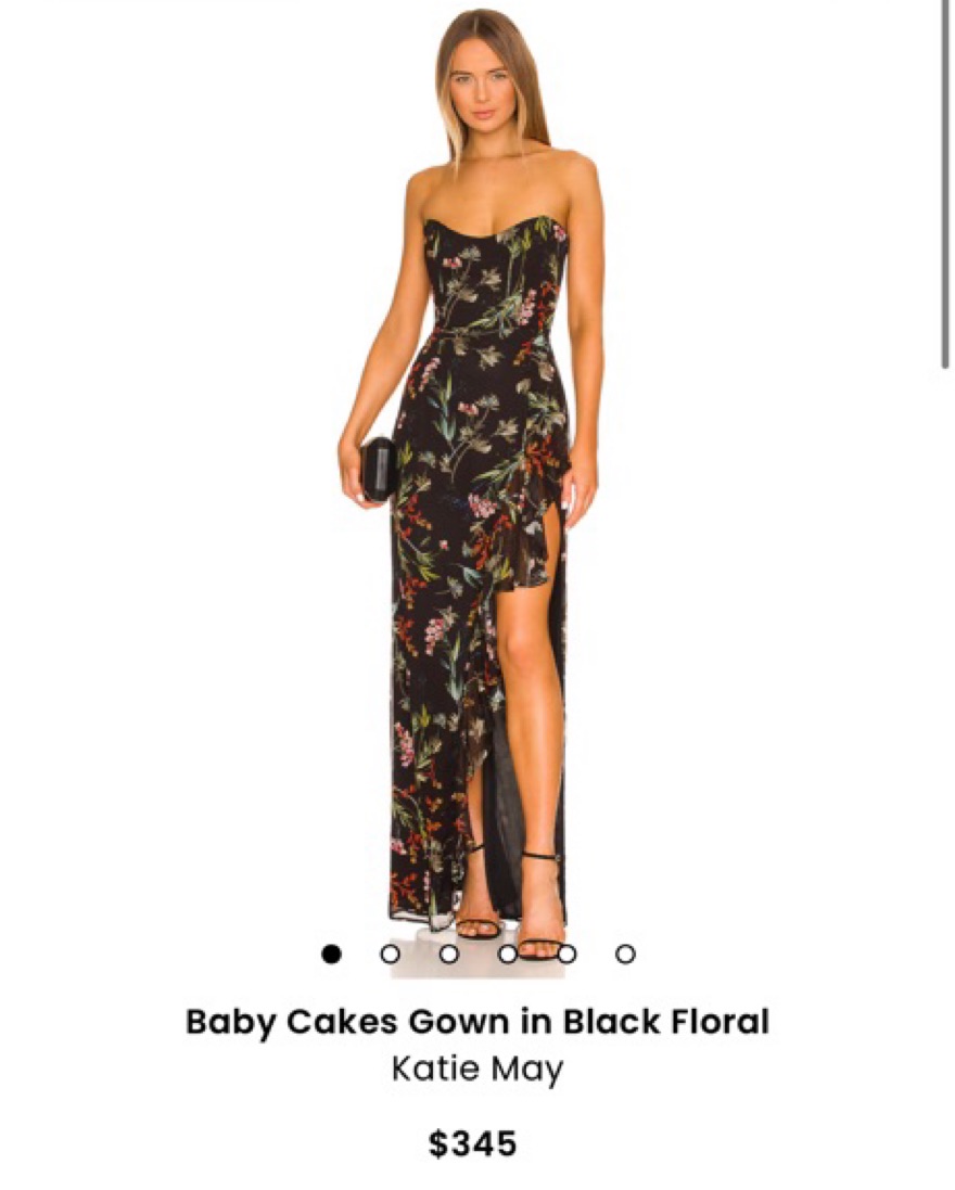Black Floral Revolve Dress | Pickle
