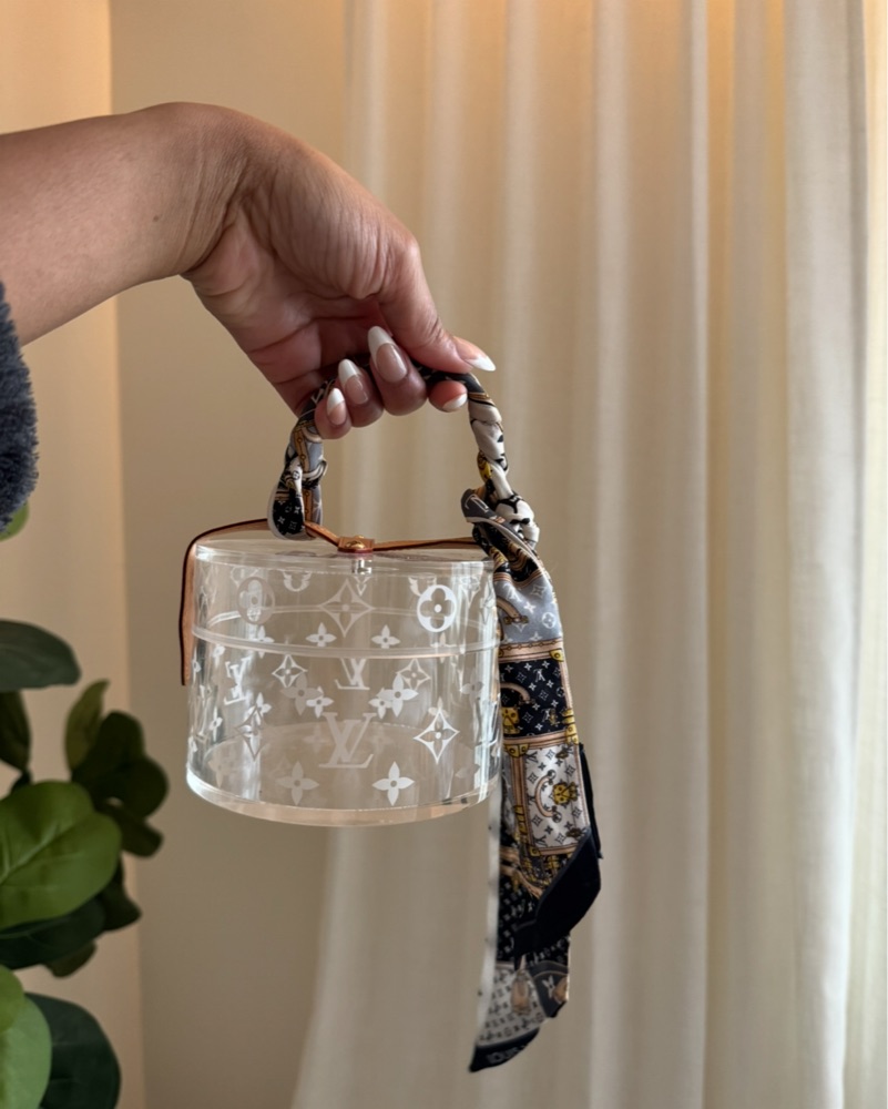 Scott Box Clear Lv Tote Cube Scott Box