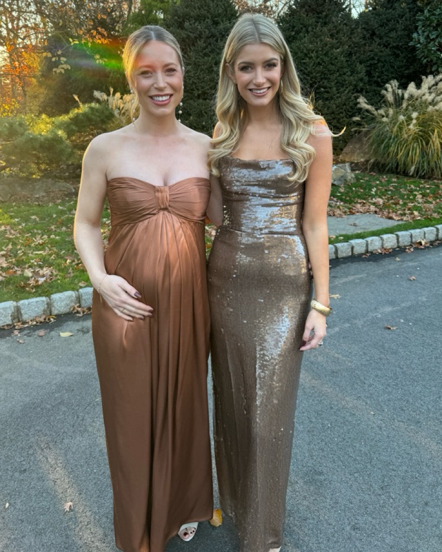 Maxi Dress Shona Joy Mocha Shona Joy Strapless Knot Silk Long - Main Image