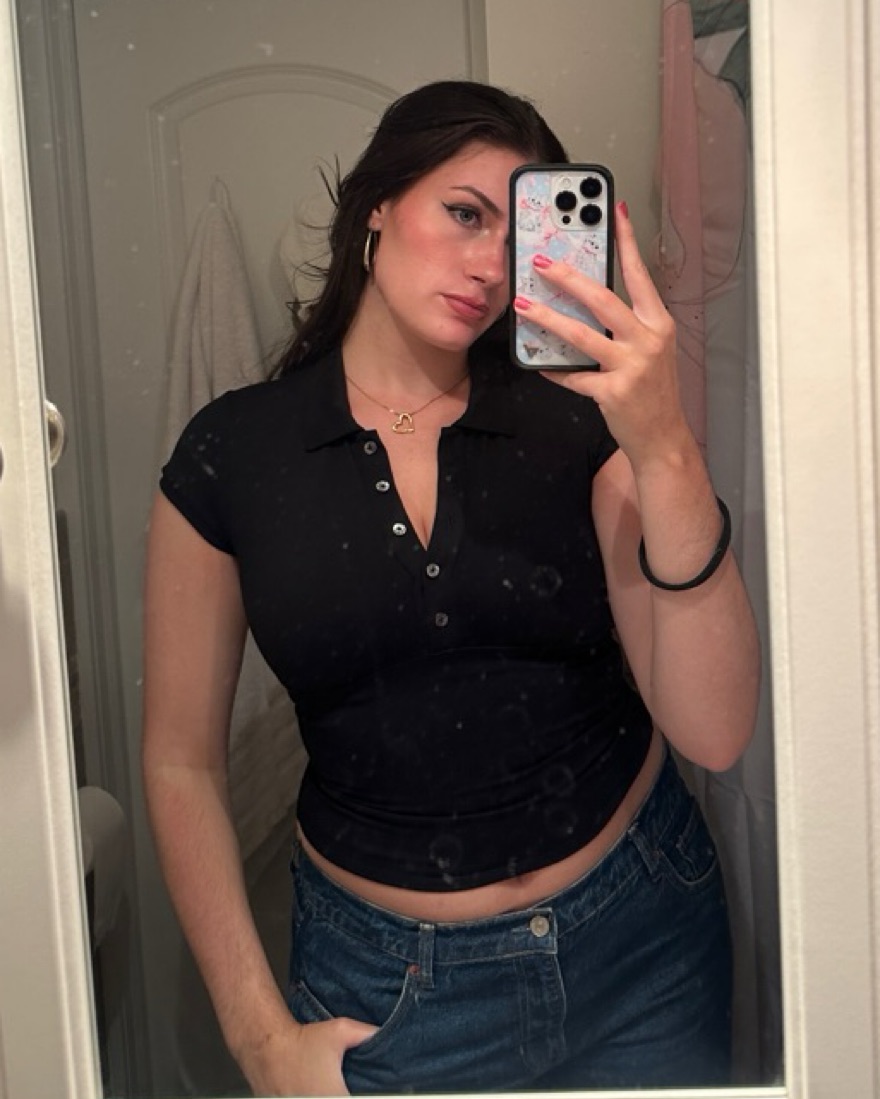 Tank Air Black Polo Baby Tee | Pickle 