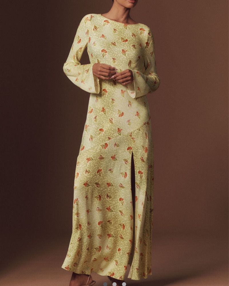 Long Sleeve Bhldn Flower Girl Dresses BHLDN Dani Longsleeve Open