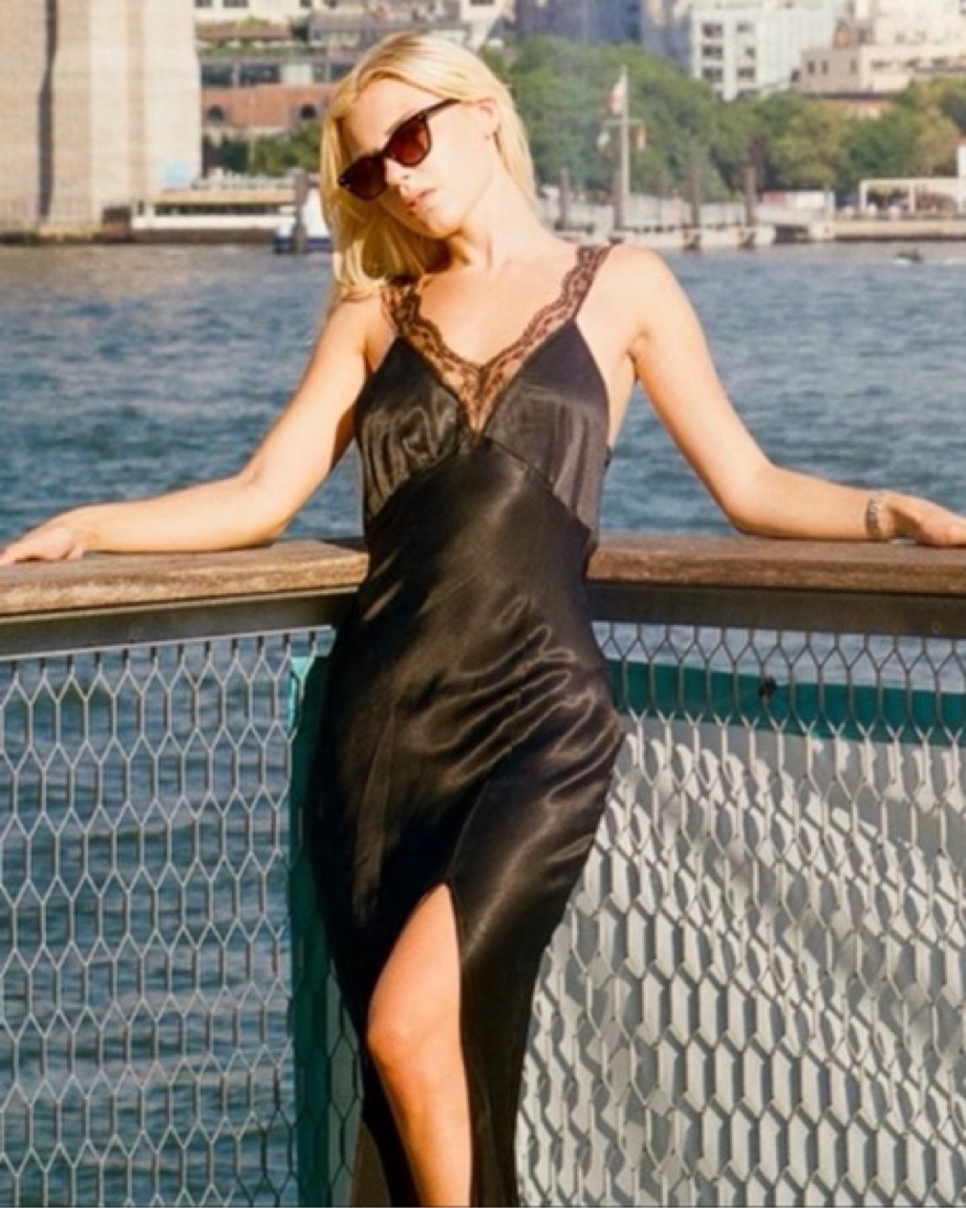 Black Satin Slip Dress Zara Black Camisole Dress ZARA WOMAN NWT