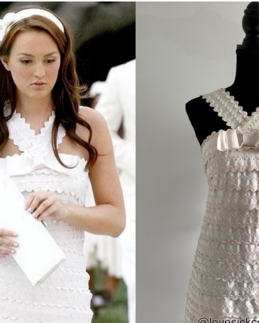 Blair Waldorf Formal Dress Blair Waldorf White Marc Jacobs Dress