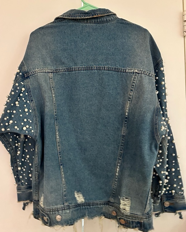 Sunset Spring Pearl Jean Jacket Pickle