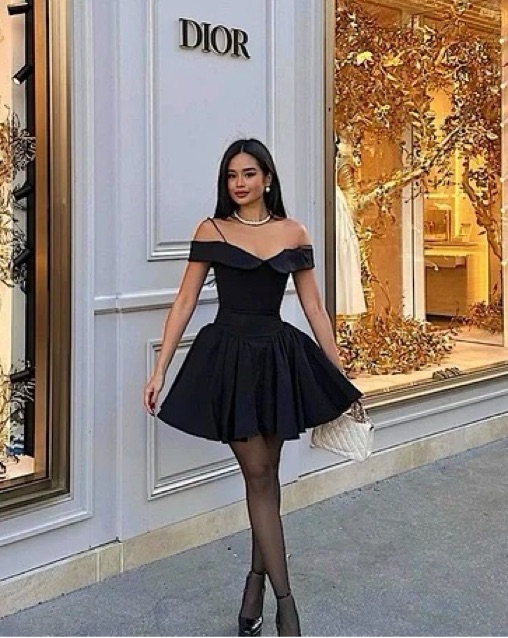 House Of CB Black Mini Dress Pickle