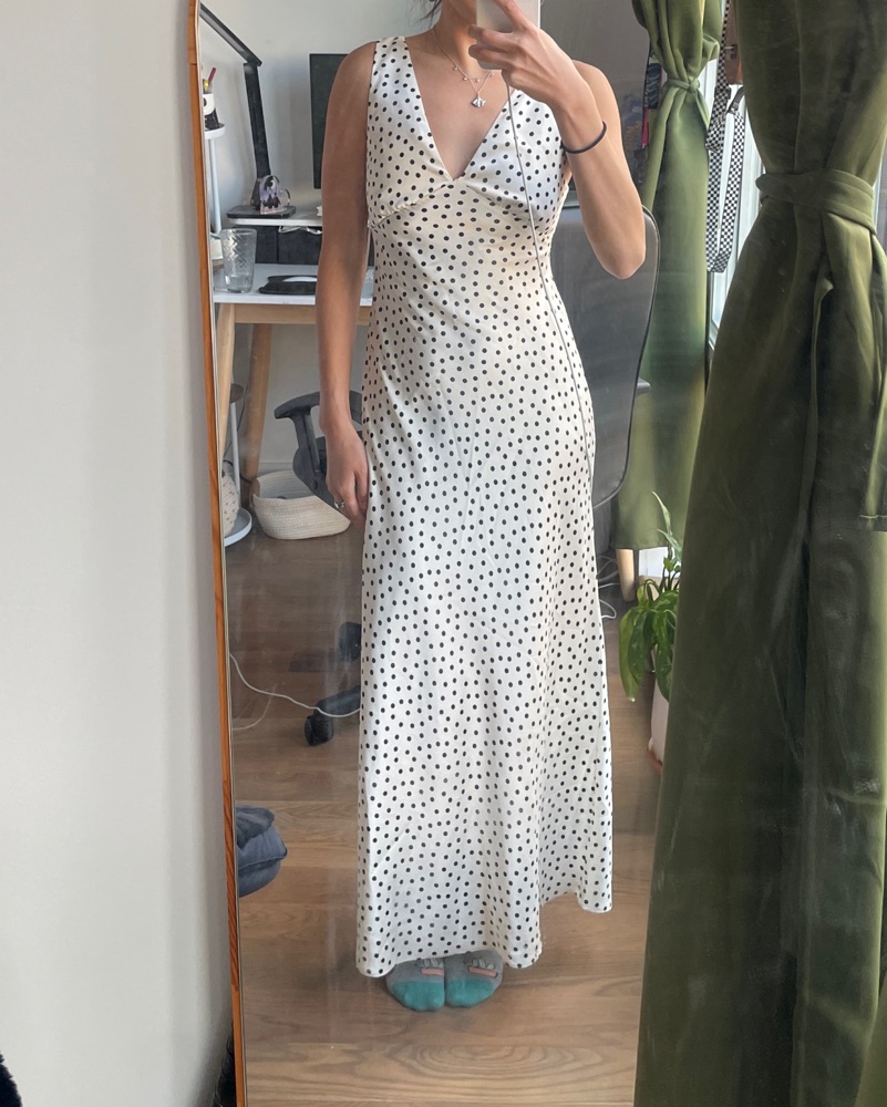 Zara White Polka Dot Dress White Polka Dot Dress Zara Reiss Polka