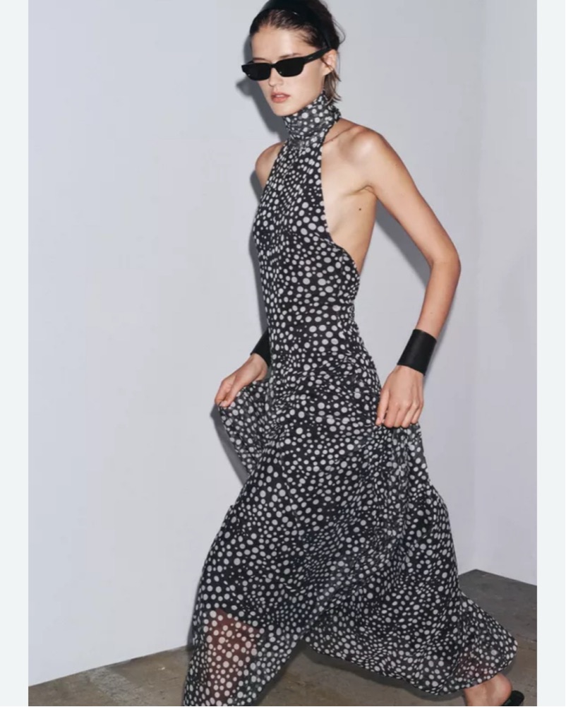 Polka Dot Popular Zara Dress ZARA NEW SS25 WOMAN POLKA DOT MAXI