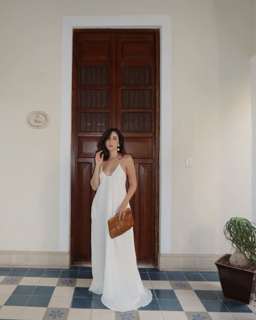 Midi Dress Massimo Dutti Summer Dresses Massimo Dutti White Linen