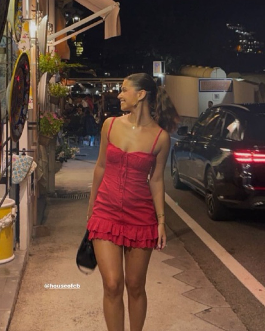 House of CB Red Mini Dress Pickle - Main Image