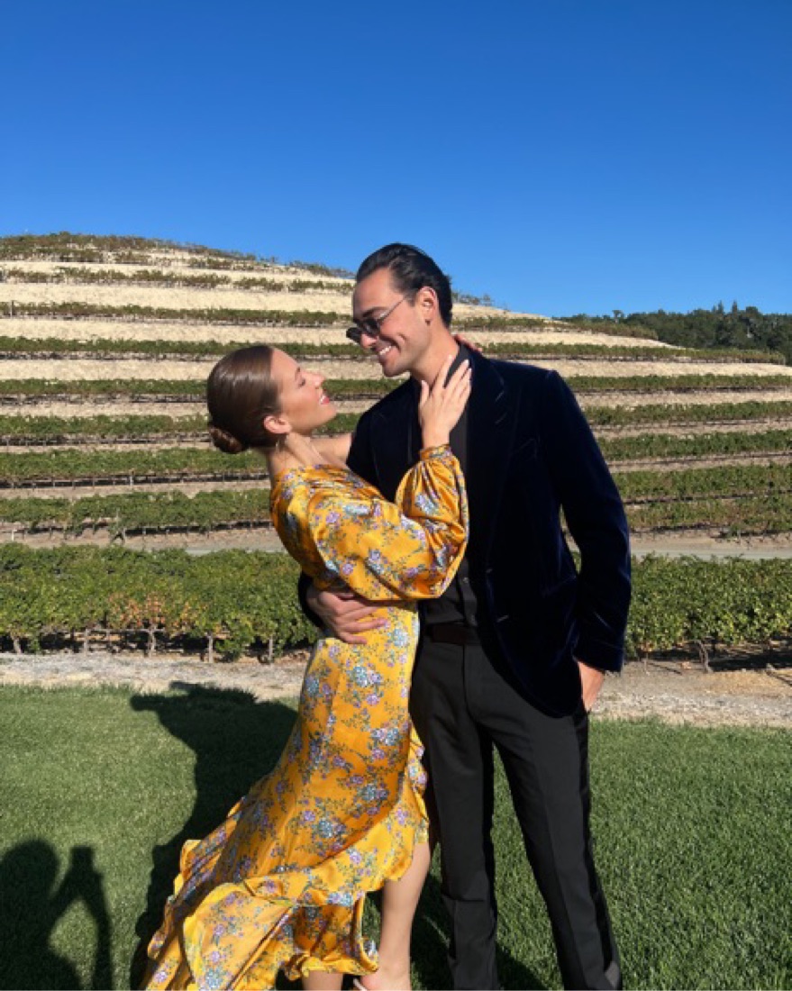 Yellow Bronx and Banco Hanna Gown Pickle