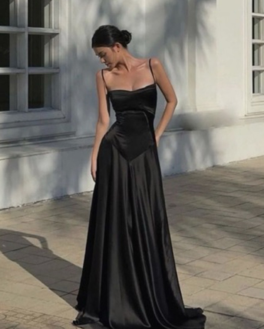 House Of CB Anabella Lace Up Satin Gown Pickle