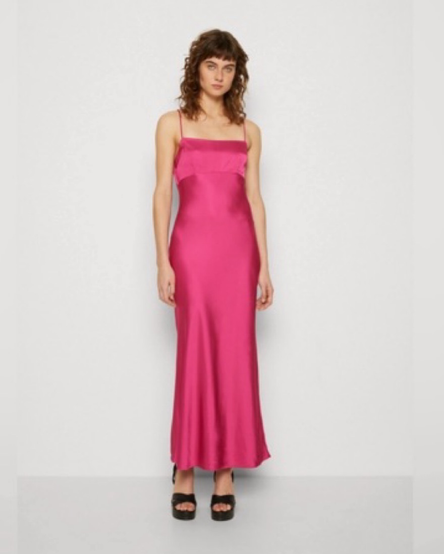 Abercrombie Satin Cowl Back Slip Dress Abercrombie Fitch Y2K Print