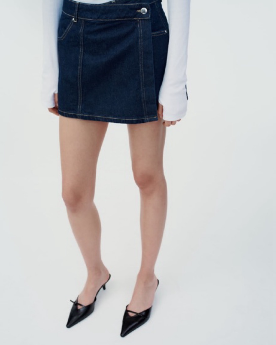 Denim Skort Zara Denim Skirt Xs Zara Denim Skort Pickle