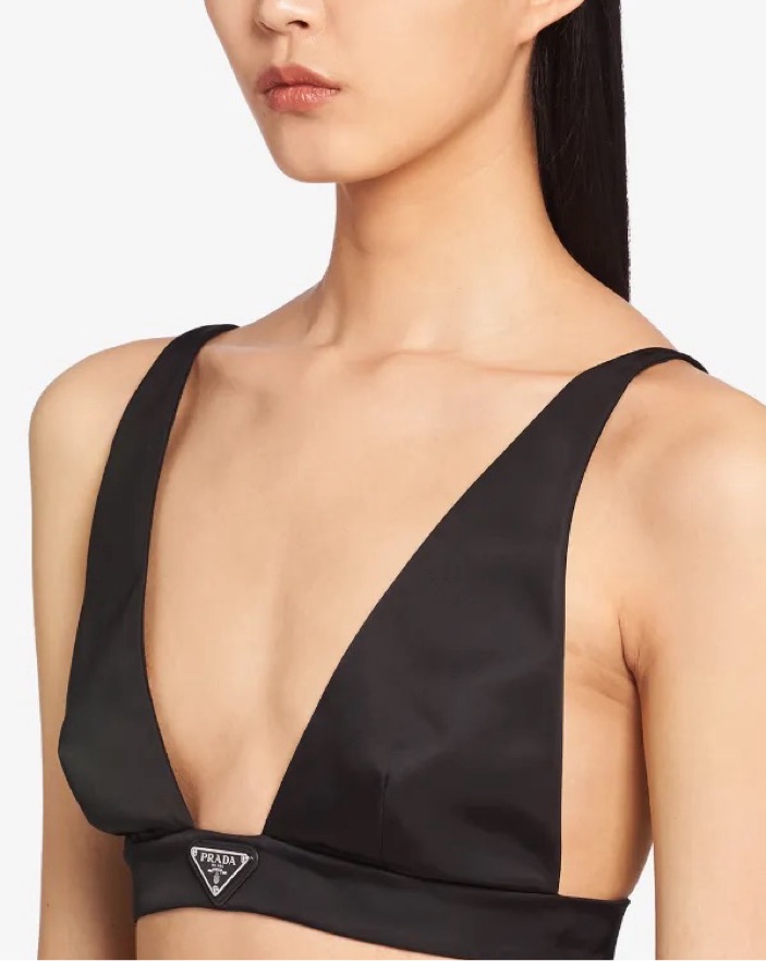 Prada Re Nylon Bralette Pickle