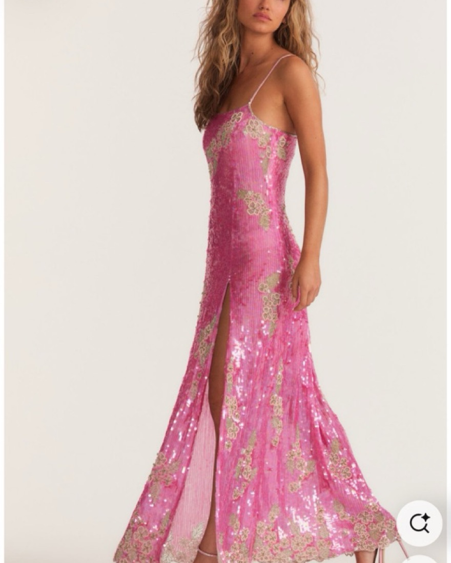 Love Shack Fancy sequin Gown Pickle - Main Image