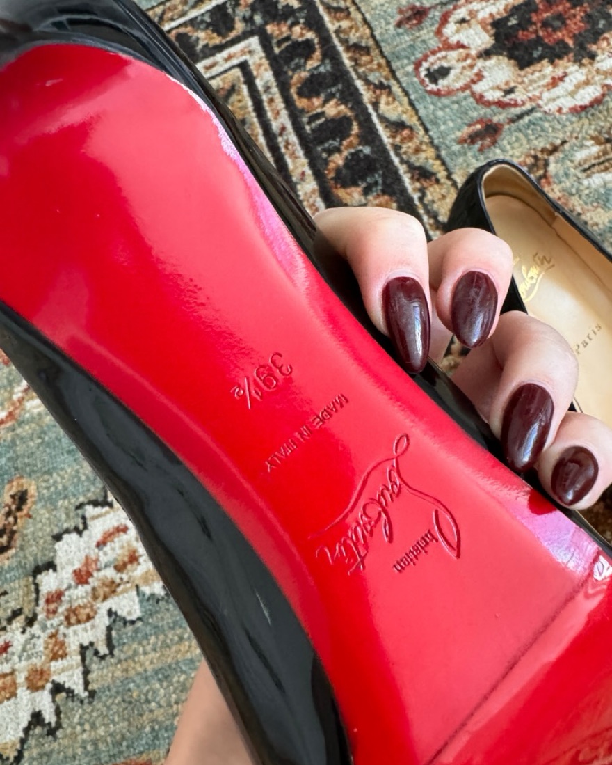 Shoe Louboutin Under Red Nail Polish Christian Louboutin Beauty