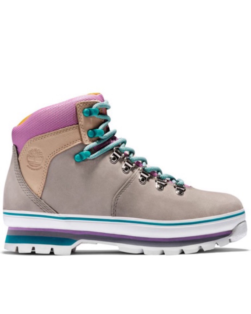 Timberland Gray Purple Hiking Boots Pickle