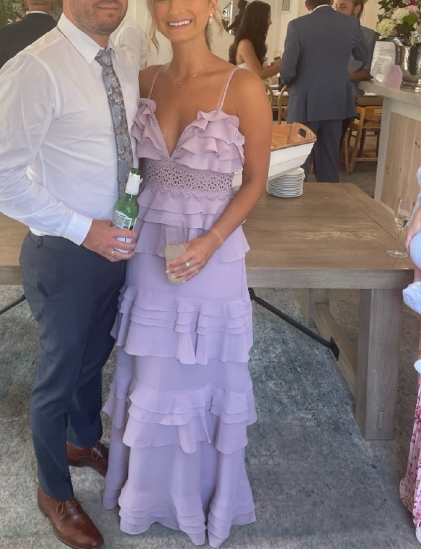 true decadence purple ruffle dress Pickle