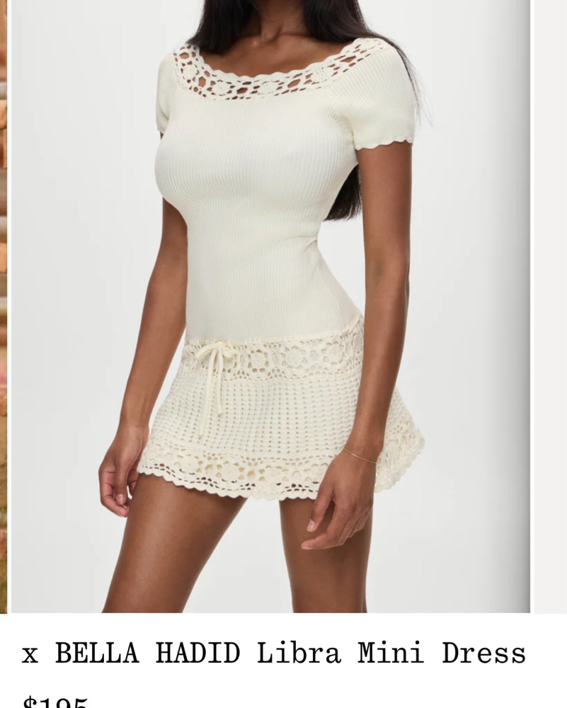 Frankies X Bella Hadid Libra Mini Dress Pickle