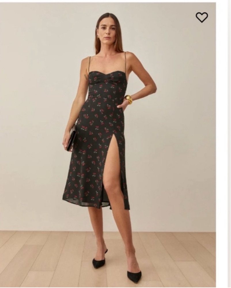 reformation juliette cherry dress Pickle