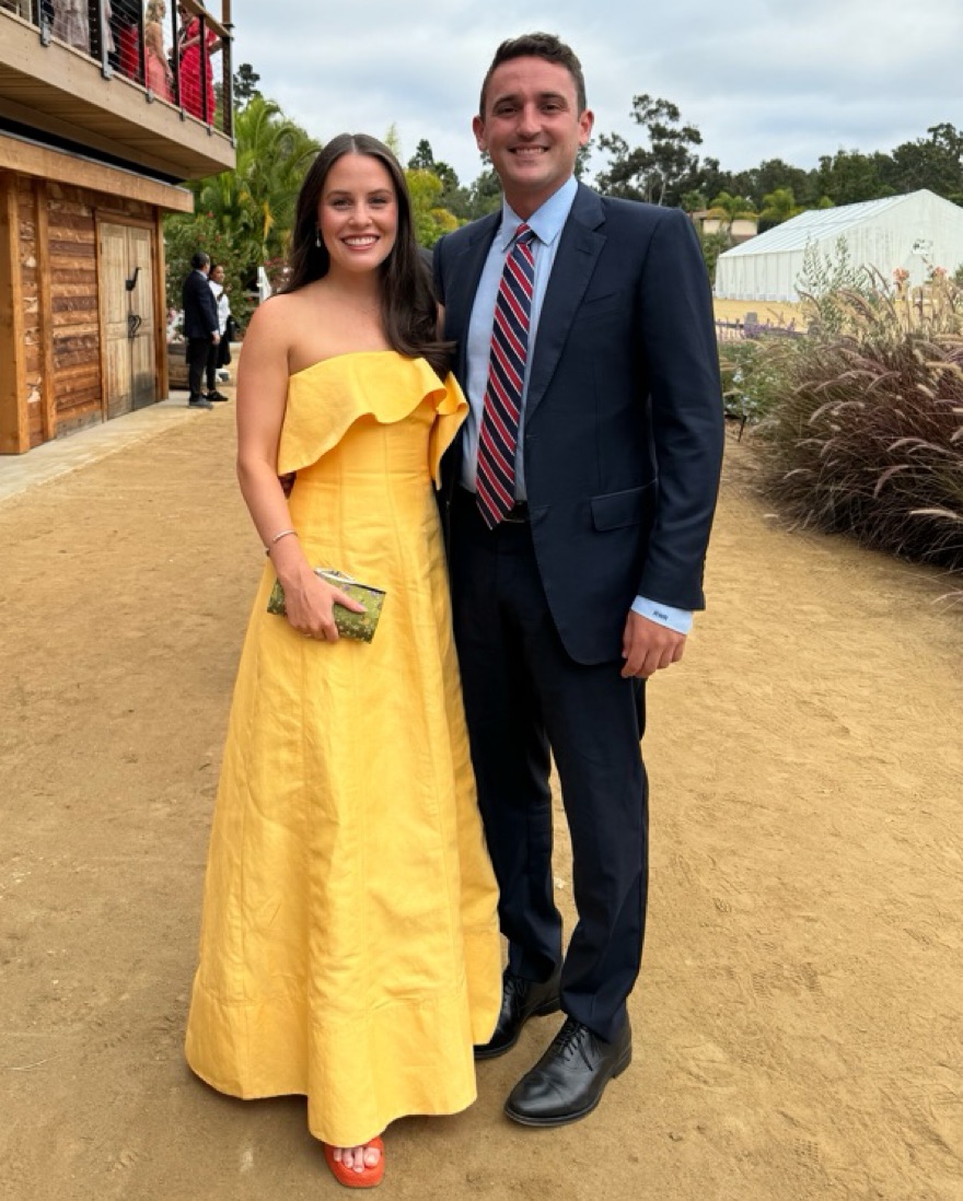 Aje Shallows Strapless Gown Pickle