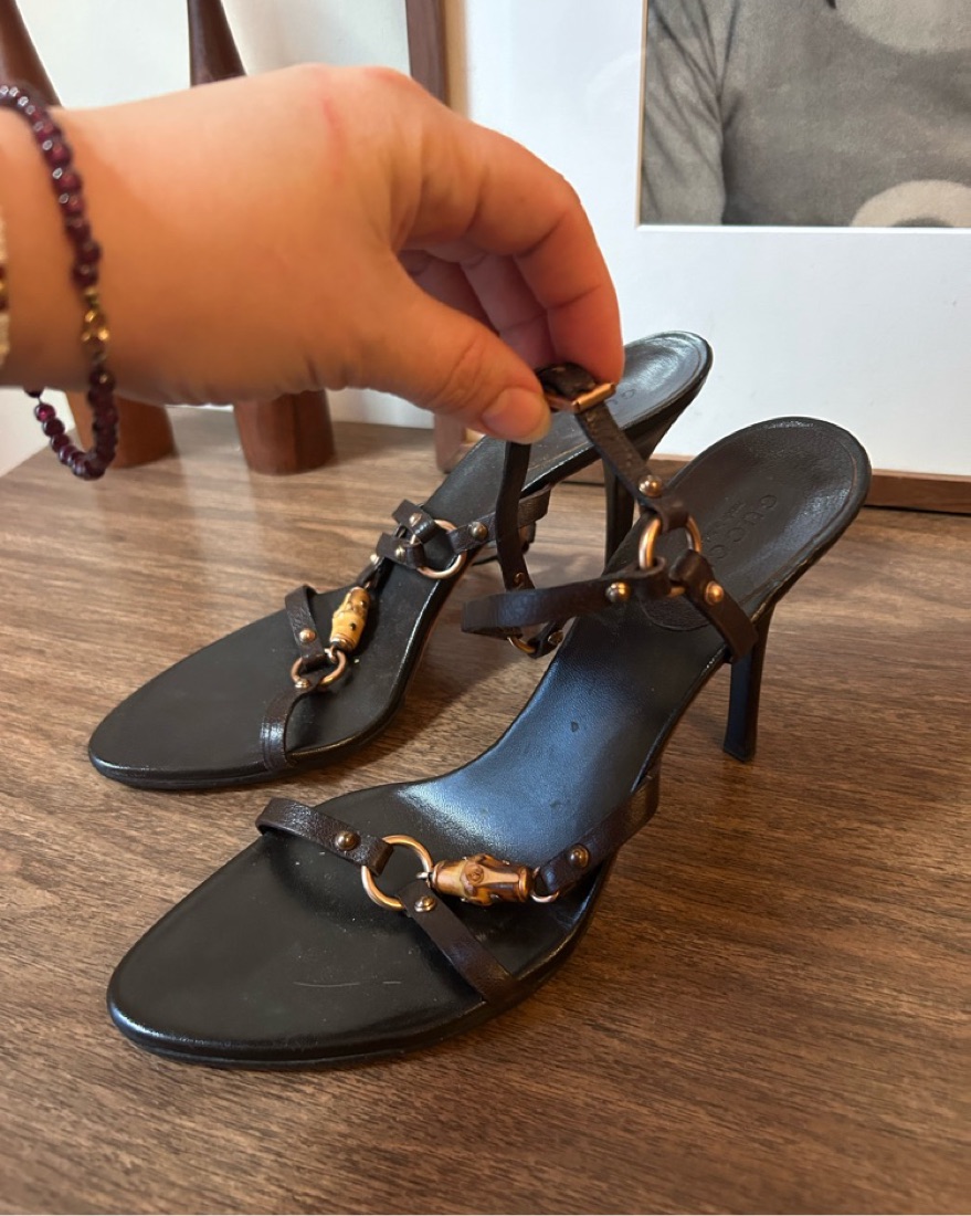 tom ford gucci bamboo sandals heels by Gucci - Pickle