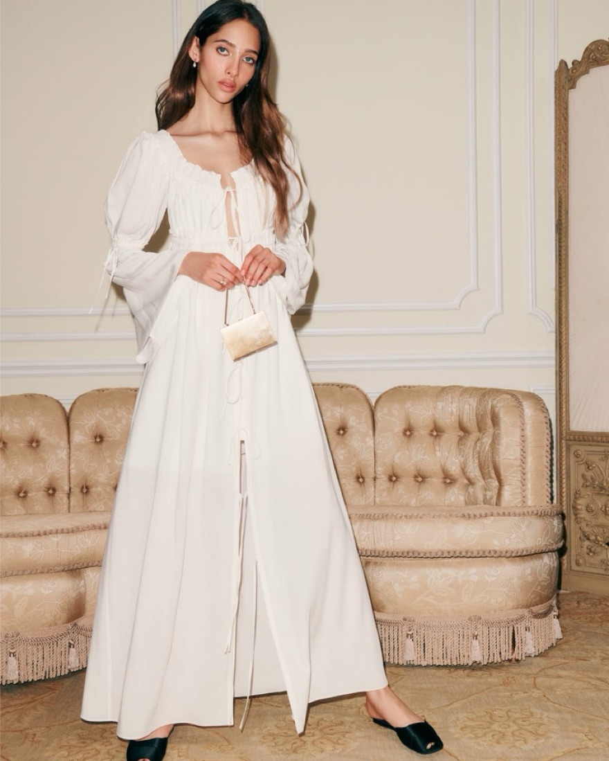 Reformation Collection Cabrini Dress by Reformation - Pickle