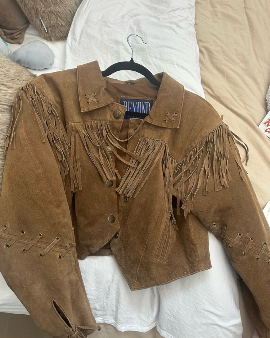 Vintage Western Suede Jacket by Vintage / Thrifted - Pickle