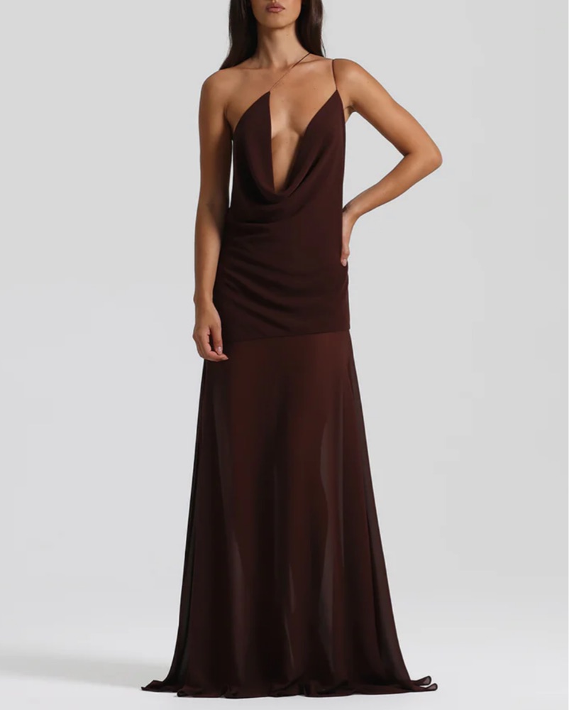 natalie rolt brown dress Natalie Rolt