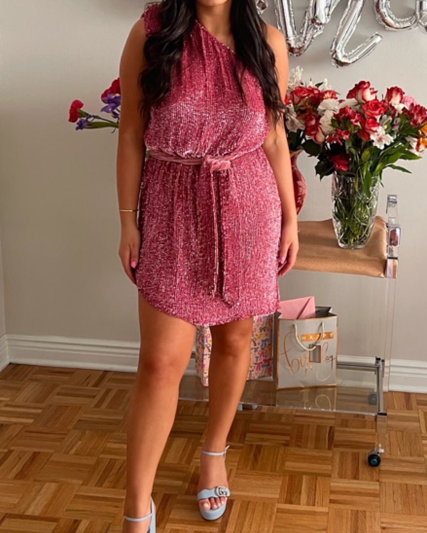 retrofete ella dress pink retrofete Ella Dress in Unicorn Pink