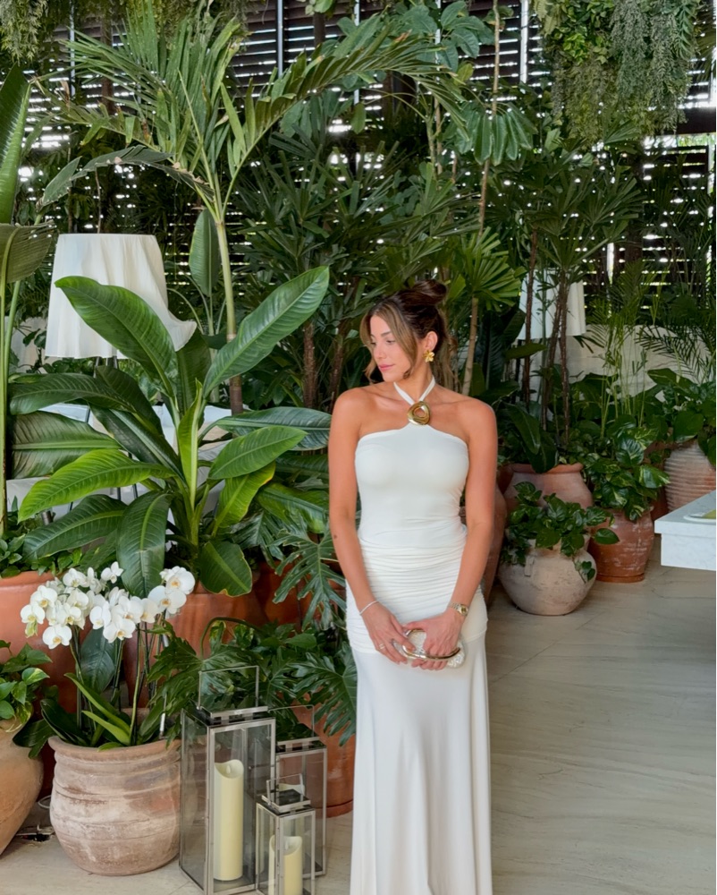 White Runaway the Label Maxi Dress by RUNAWAY the Label - Pickle