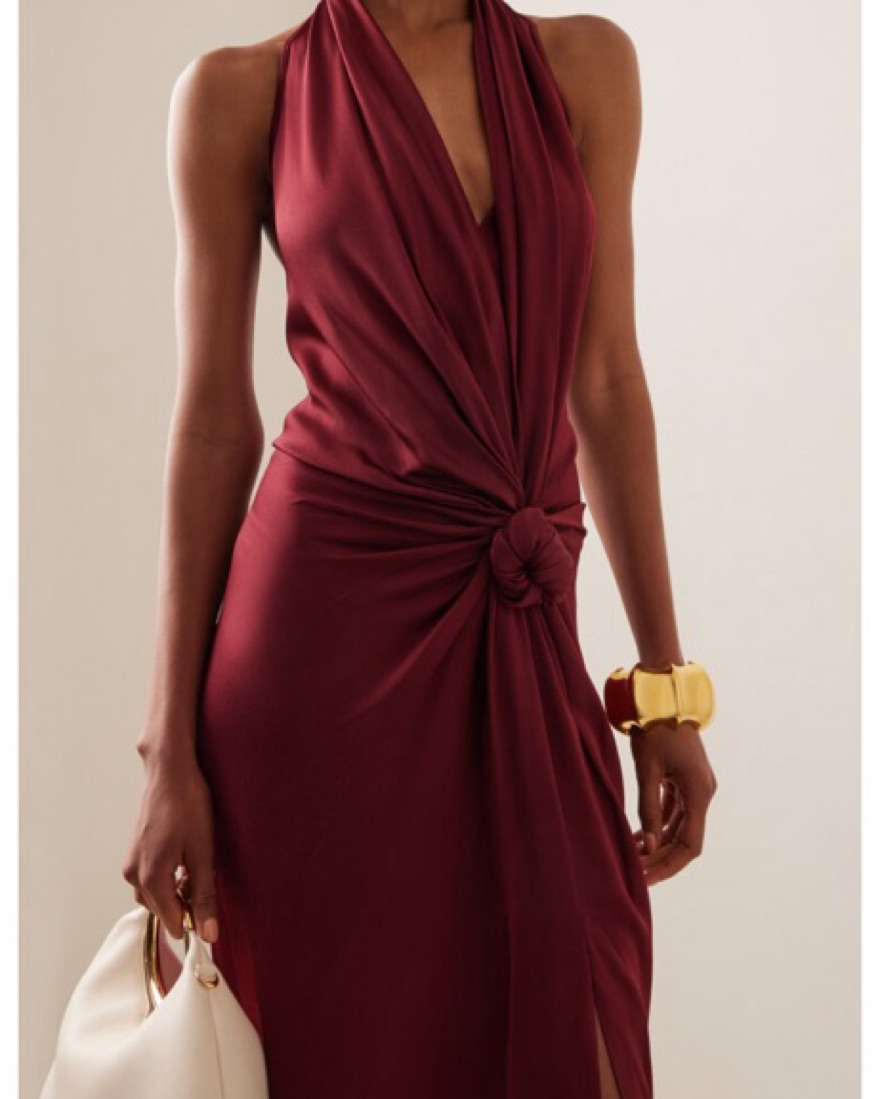 Silvia Tcherassi Jazmin Silk Gown by Silvia Tcherassi - Pickle