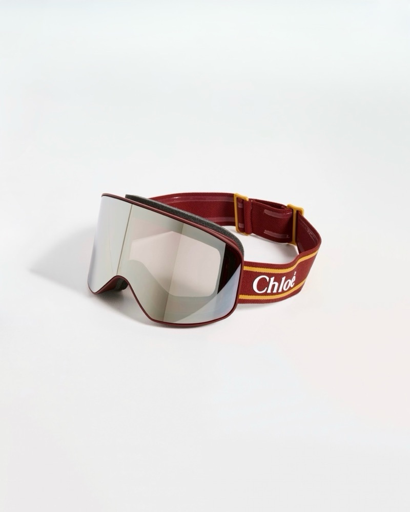 $455 Chloe Ski Goggles Burgundy | Pickle