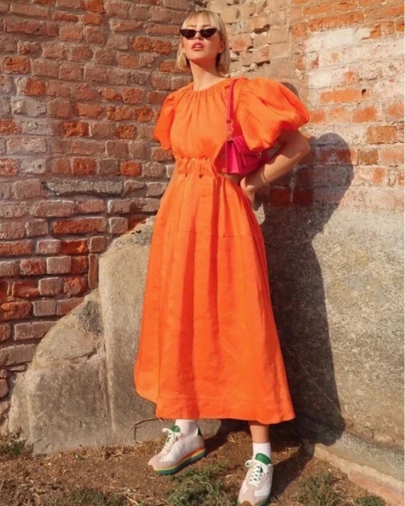 Aje Mimosa Cutout Midi Dress | Pickle
