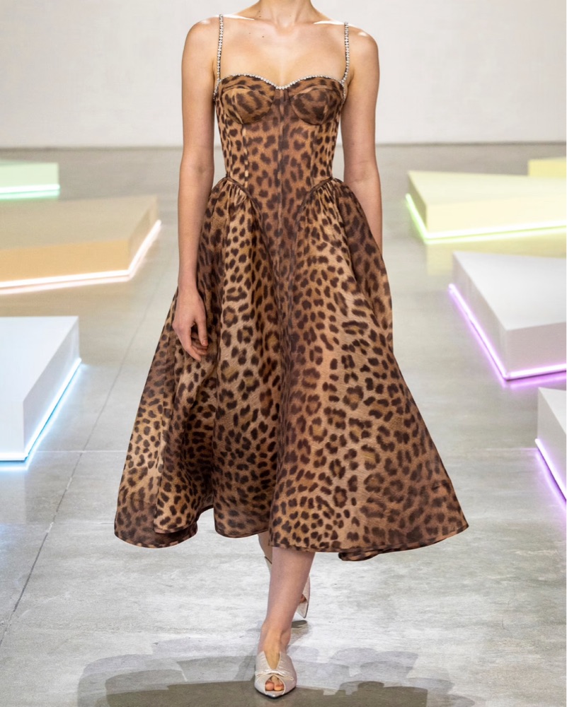 Zimmermann Crush Panel Midi Dress Sz4 by Zimmermann - Pickle