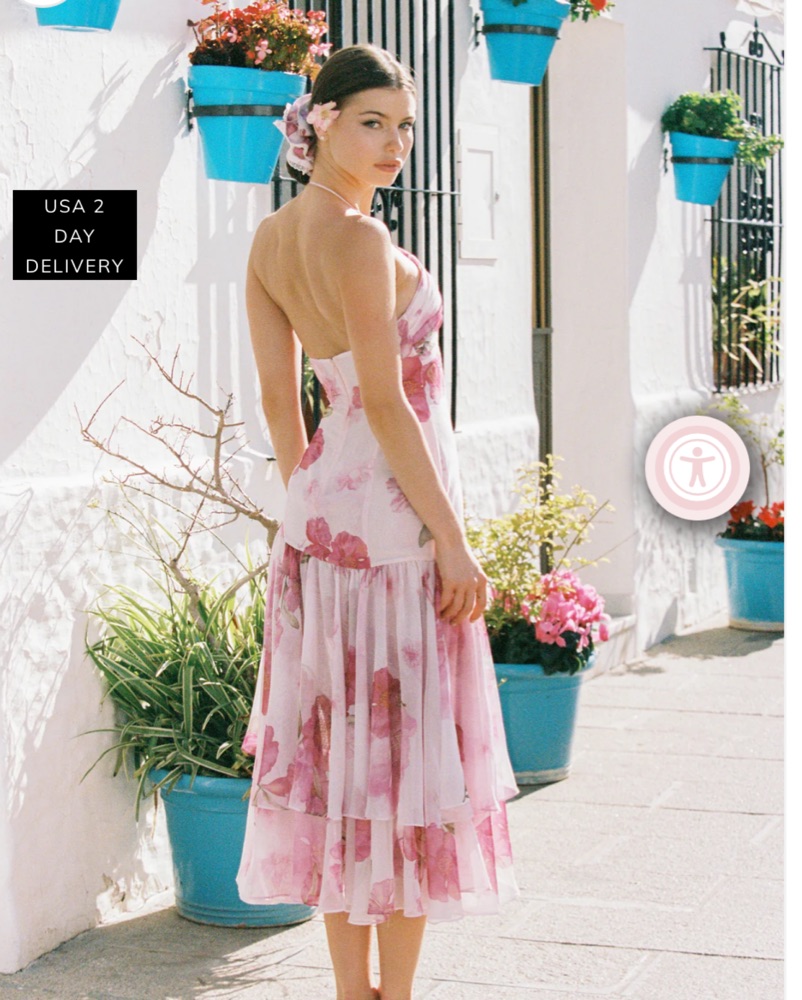 Vivienne Dress (Pink) by Nana Jaqueline - Pickle