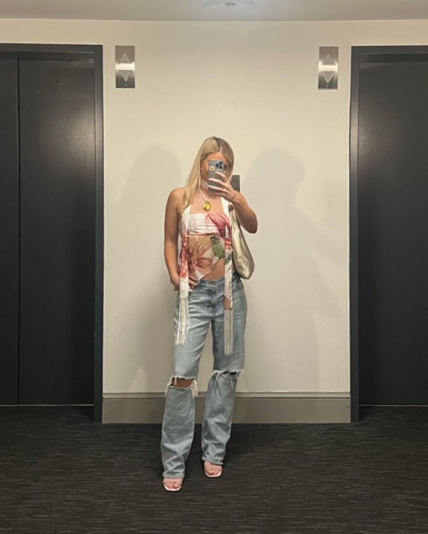 Jaded London Satin Mesh Tube Top | Pickle