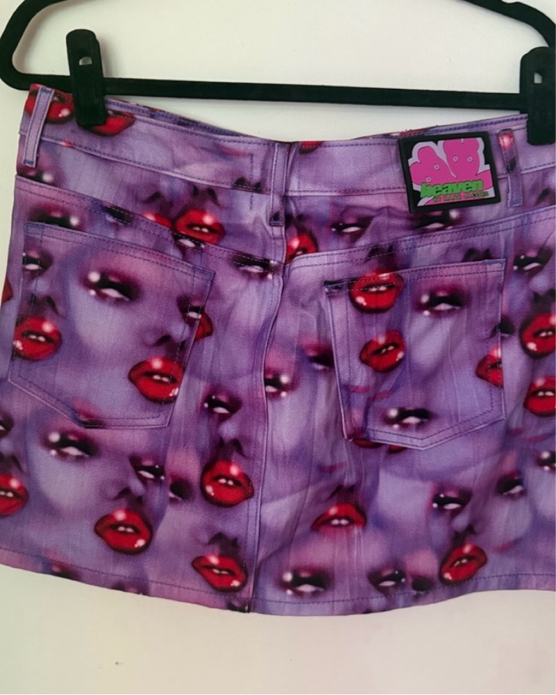 Heaven by Marc Jacobs Face Print Skirt by Heaven By Marc Jacobs
