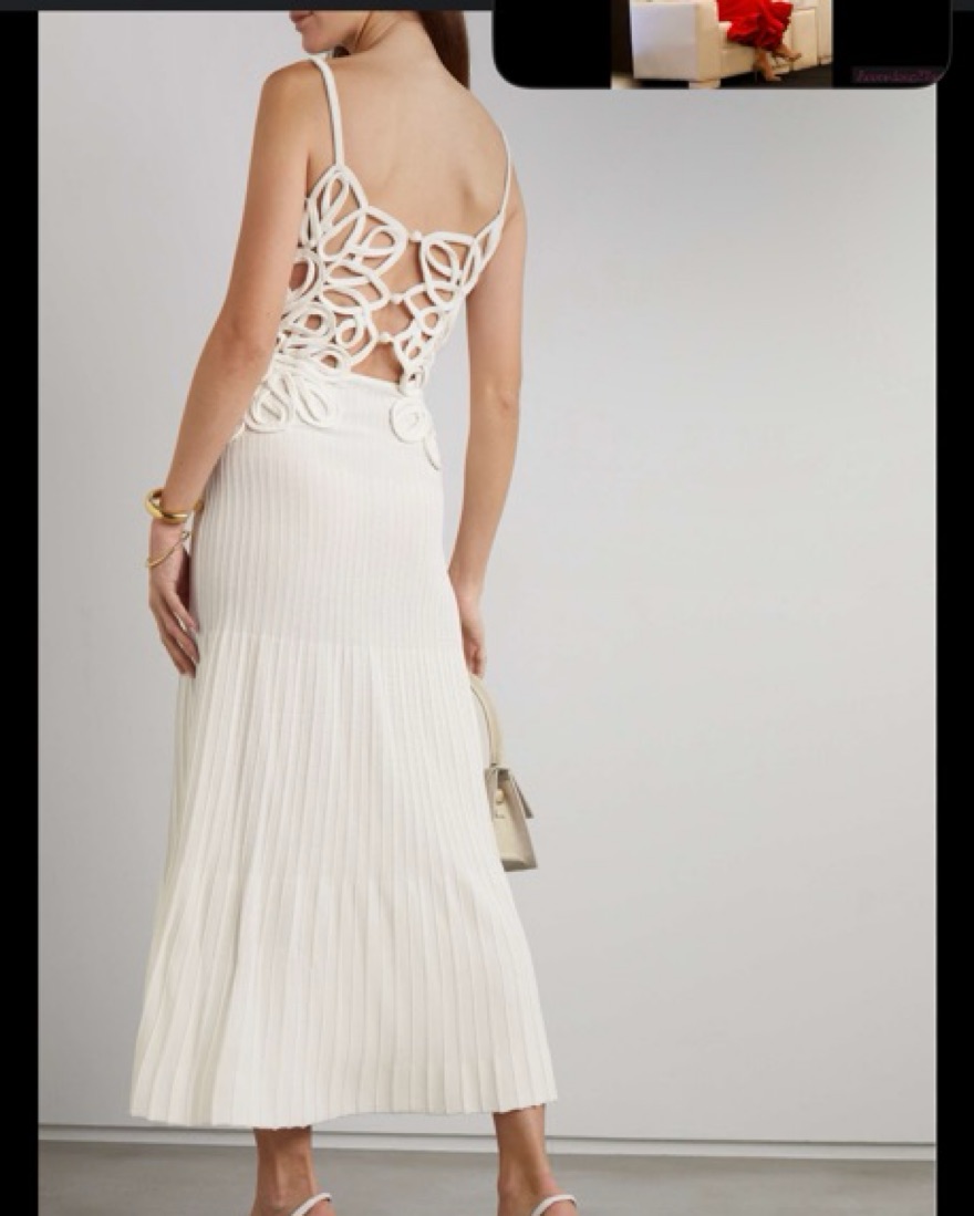 Cult gaia Nalda Crochet Maxi Dress by Cult Gaia - Pickle