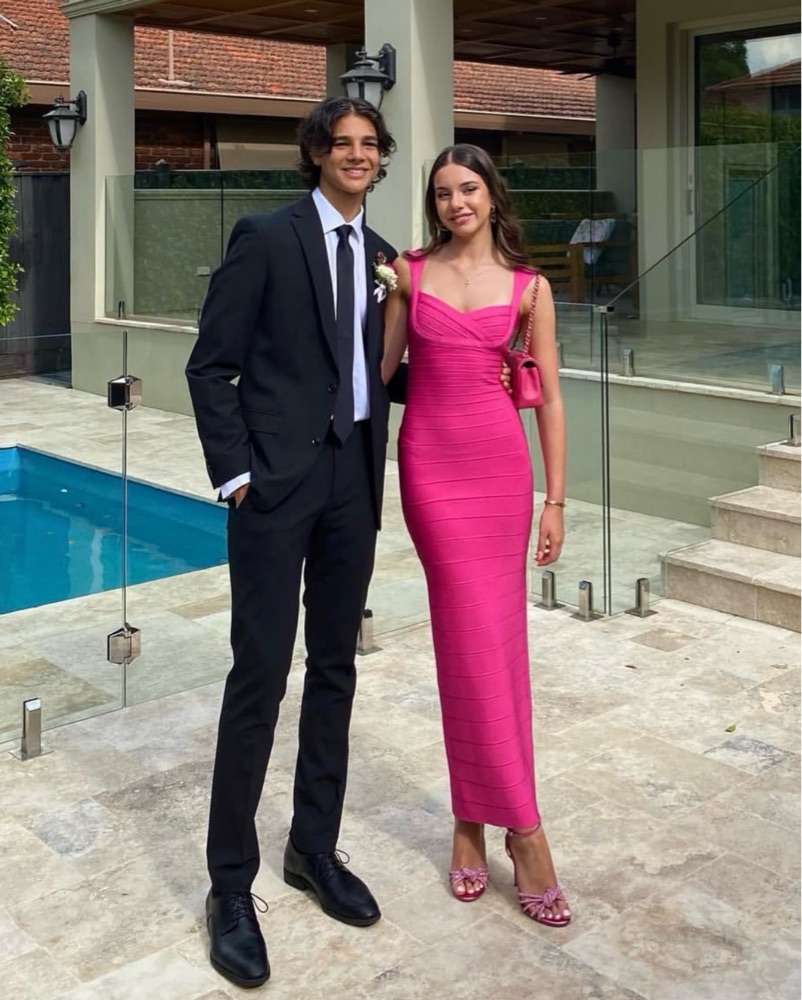 Herve Leger Hot Pink Bandage Gown by Herve Leger - Pickle
