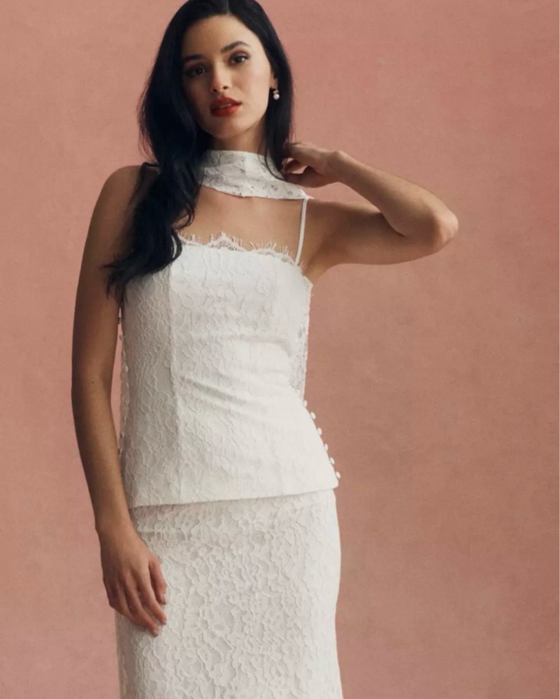 Mare Mare White Lace Maxi Set by Mare Mare - Pickle