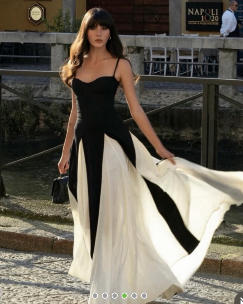 paloma dress black and white PALOMA DRESS B&W – ARCINA ORI main image 1